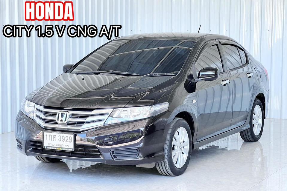 รถมือเดียว สายประหยัด เบนซิน + แก๊สโรงงาน Honda City 1.5V CNG