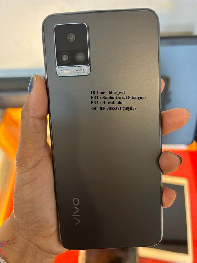 Vivo V20 จอ6.44นิ้ว Rom128 Ram8 กล้องTriple สภาพสวย ปกติ มีเคสให้ ติดฟิล์มแล้ว 2