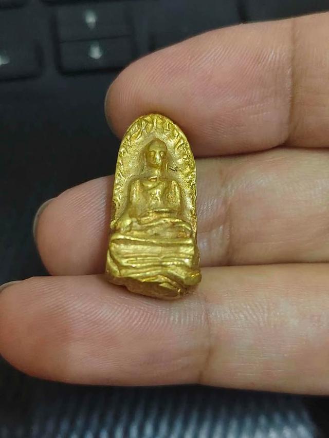 พระรอด พระกรุลำพูน พระกรุสีทองอร่าม เก่า สวยมาก หายาก มีน้ำหนัก รูปที่ 5