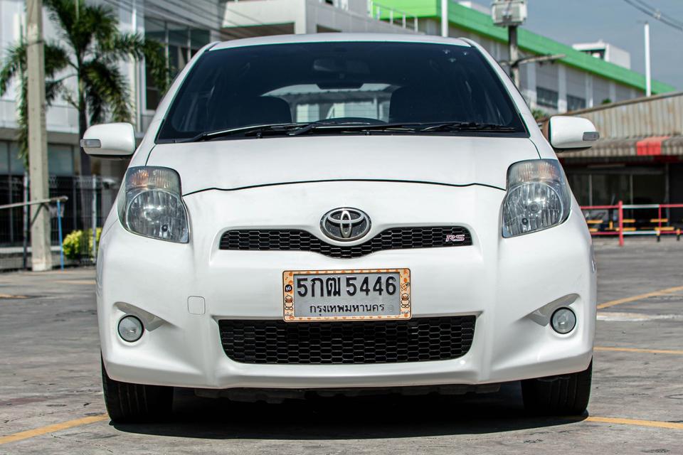 รถบ้านปี 2012 Toyota Yaris 1.5G RS AT สีขาว   2