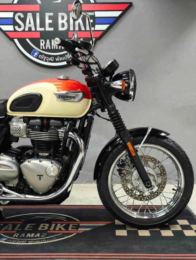 Triumph Bonneville T100 ปี 2018 abs   รถสวยมากๆ สีหายาก สไตล์ Classic รูปที่ 6