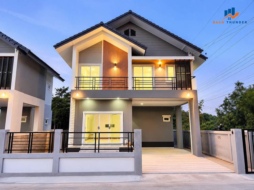 บ้านเดี่ยวสไตล์โมเดิร์น บ้านสร้างเสร็จใหม่ ในโครงการกฤษดา 26 ถ.บรมราชชนนี นครชัยศรี 4