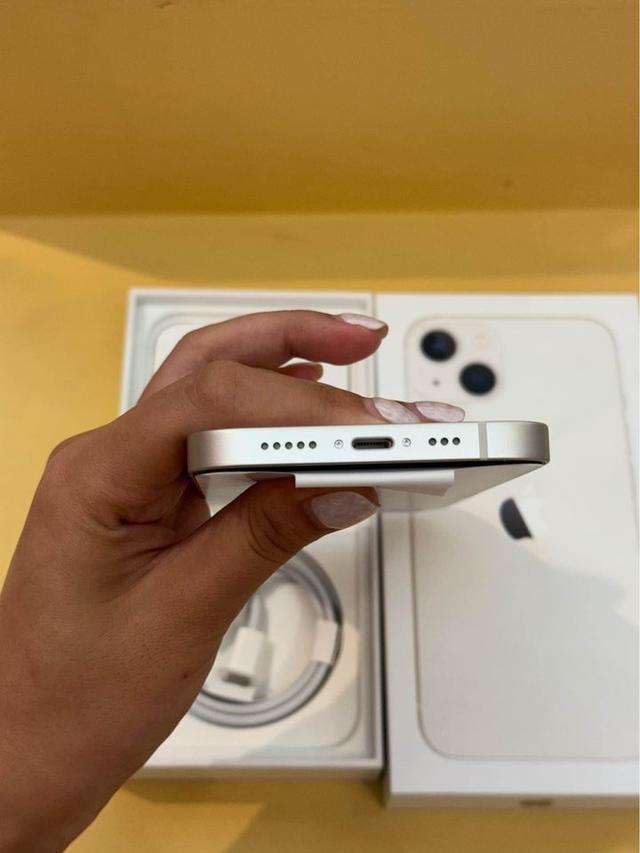 iPHONE 13 128 GB สีขาว🤍 เครื่องศูนย์ไทย🇹🇭เดิมๆ 4