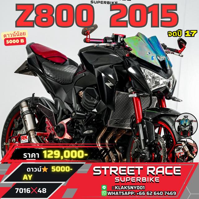 2015 Kawasaki z800 -ONLY 5000 THB DOWN!!