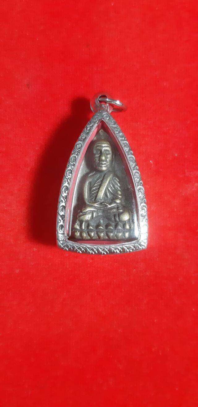 หลวงปู่ทวด หลังเตารีด พิมพ์ใหญ่A เนื้อโลหะผสม(ทองผสม) ปี2505