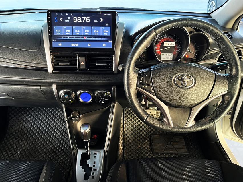 Toyota Vios 1.5 S (ปี 2015) Sedan AT รถเก๋ง สภาพดี ราคาถูก ไมล์น้อย ฟรีดาวน์ ใครกำลังหาอยู่ คันนี้ห้ามพลาด!!  5
