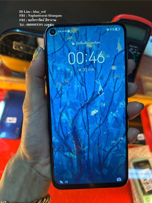Huawei Nova4 จอ6.4นิ้ว Rom128 Ram8 กล้องTriple สภาพสวย ใช้งานปกติ ได้ทุกซิม