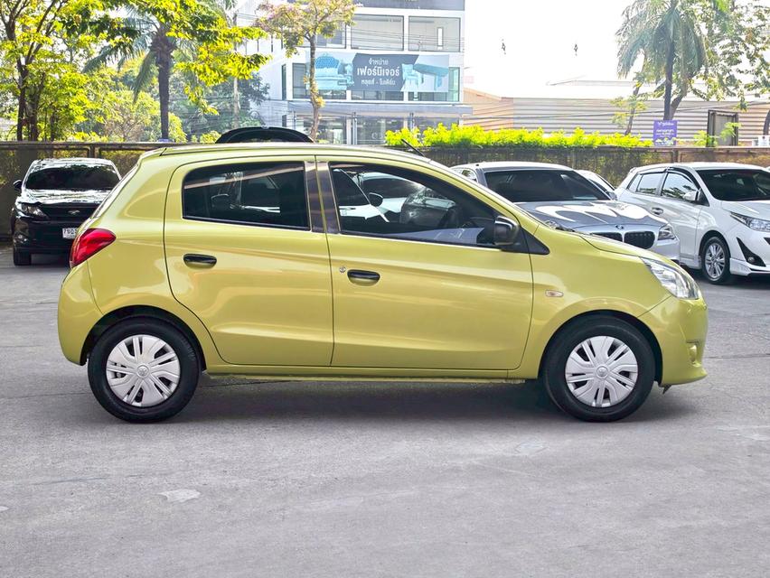 ขายรถ Mitsubishi Mirage 1.2 ปี 2013 สีเหลือง เกียร์ธรรมดา รูปที่ 8
