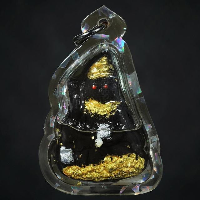 ✨ The Sovereign Phor Ngur "Nuea Duang" Destiny-Master: Authentic Phra Arjan Pom Khmer-Lanna Sacred Black Charm Talisman Infused with Primordial Attrac รูปที่ 6