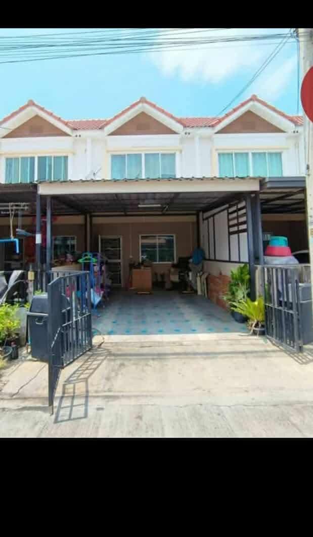 ขายบ้านขนาด16.5ตารางวา หมู่บ้านภูมิใจนิเวศน์ เทพารักษ์5 บางเพรียง บางบ่อ สมุทรปราการ 1