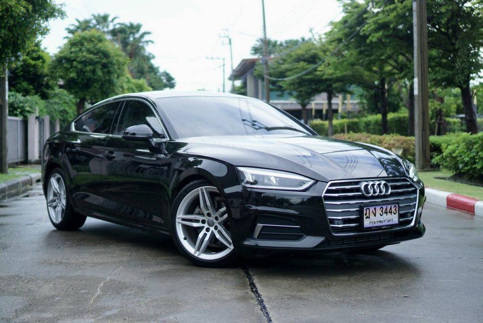 Audi A5 SPORTBACK 40 TFSI 2018 สีดำ รถเจ้าของเดียว ตัวถังเดิมสวย สภาพป้ายแดง รูปย่อยที่ 2
