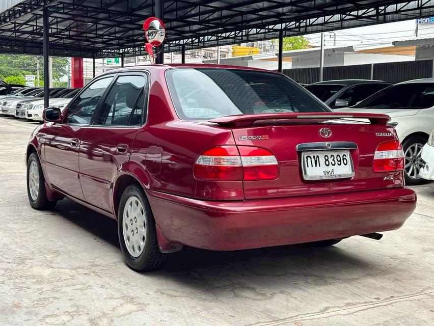 ขายรถ Toyota COROLLA 1.6 HI-TORQUE GXIS Sedan ปี 1999 สีแดง เกียร์ออโต้ รูปที่ 6
