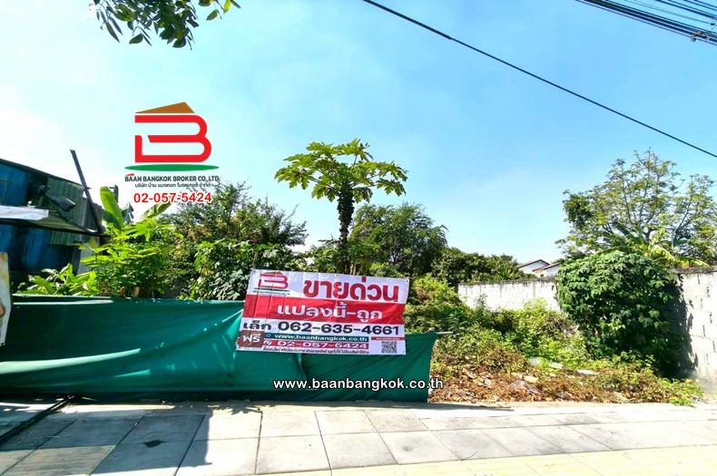 ที่ดินเปล่า เนื้อที่ 200 ตร.ว. ติดถนนทวีวัฒนา (ใกล้ซอยทวีวัฒนา 1) แขวงหนองค้างพลู เขตหนองแขม 1