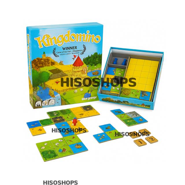 Kingdomino เกมคิงส์โดมิโน บอร์ดเกม เกมกระดานแสนสนุก ช่วยเสริมสร้างพัฒนาการและทักษะการเล่นเกม ช่วยฝึกสมาธิ เกมส์ยอดฮิต