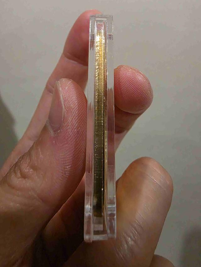 A. แท่งสีทอง หนักๆ ของสะสม 999.9 1 OZ สวย หายาก เดิมๆ  หนักๆ ขายตามสภาพ ไม่ได้รับประกัน พร้อมส่ง รูปที่ 4