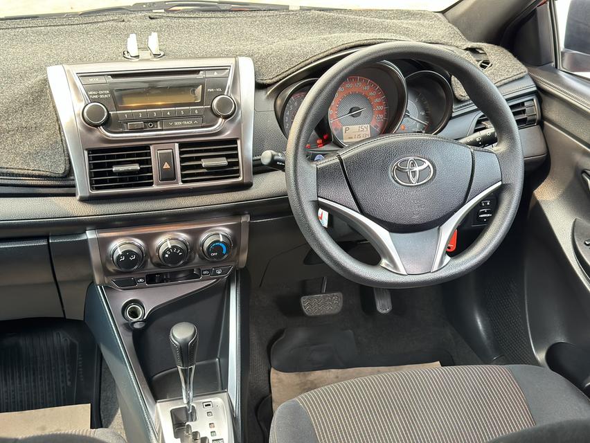 รหัสรถ PAT8151 Toyota Yaris 1.2E A/T ปี 2016 สีส้ม รูปที่ 9