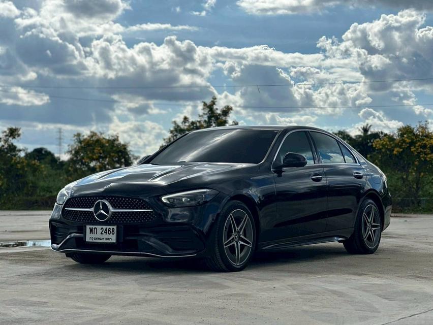 Mercedes Benz C350e AMG W206 ปี 2022 จด 2024 สีดำ เบาะแดง