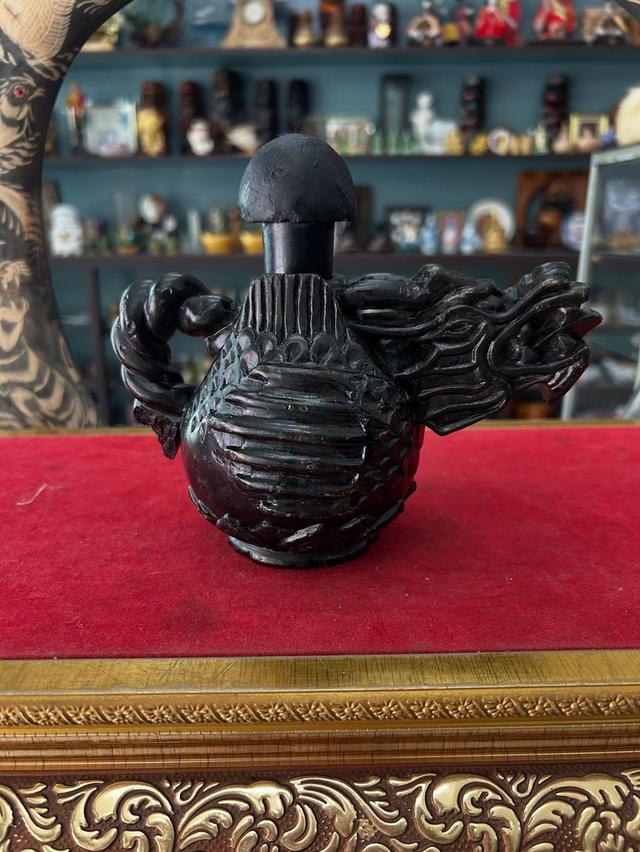 กาน้ำชามังกร ทำจากหินแกะสลัก 3