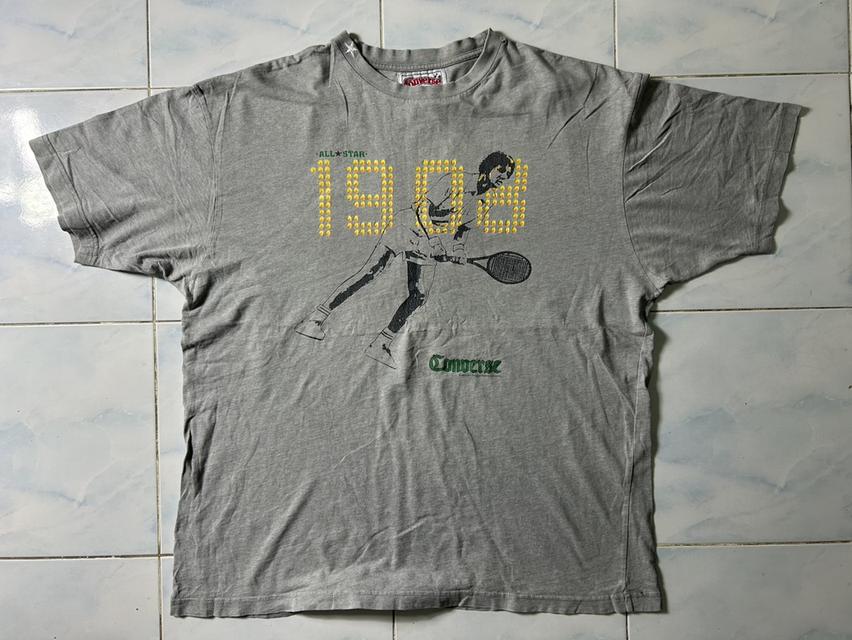[ขาย] 🎾 Rare! Vintage 90s Converse All Star "Tennis 1908" — อกใหญ่ 25" ทรง Boxy ปักดาวบ่า 🌟 รูปที่ 1
