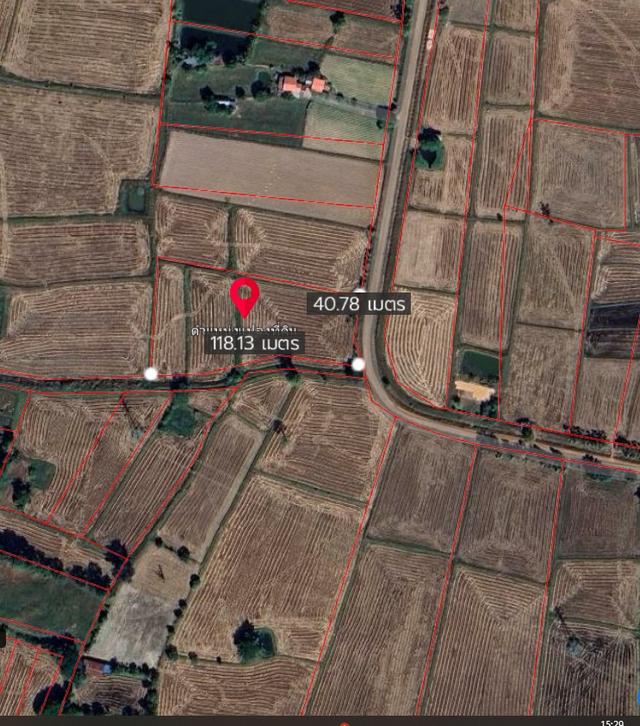ที่ดิน เมืองร้อยเอ็ด 3 ไร่ 3 งาน 81 ตรว. ใกล้เมือง ทำเลดี บรรยากาศเงียบสงบ