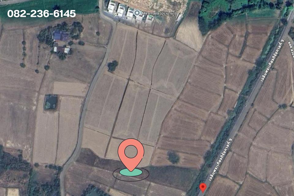 ขายที่ดิน 4 ไร่ ติดถนน 2 ด้าน (ถนนหลวง - ถนนรอง) มีโฉนด ใกล้พูลวิลล่าหรู ขายถูก 18