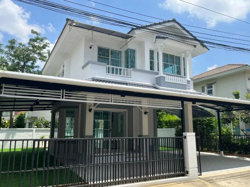 บ้านเดี่ยว โครงการชลลดา วัดลาดปลาดุก ถนนกาญจนาภิเษก นนทบุรี รีโนเวทใหม่