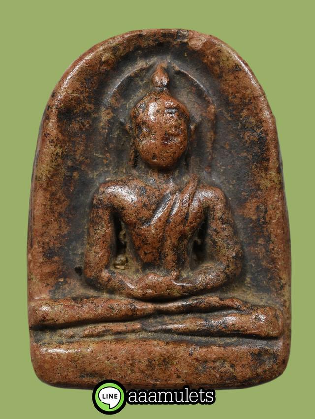 🌿 พระซุ้มกอกําแพงเพชร เนื้อดิน พิมพ์ใหญ่ ไม่มีลายกนก