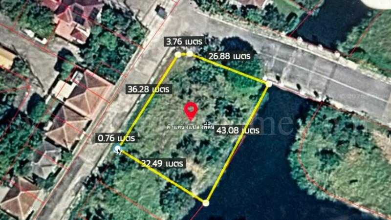 ที่ดินเปล่า ถมแล้ว 308.9 ตร.วา หมู่บ้าน การ์เด้นลากูน่า - ฉะเชิงเทรา แปลงมุม 10