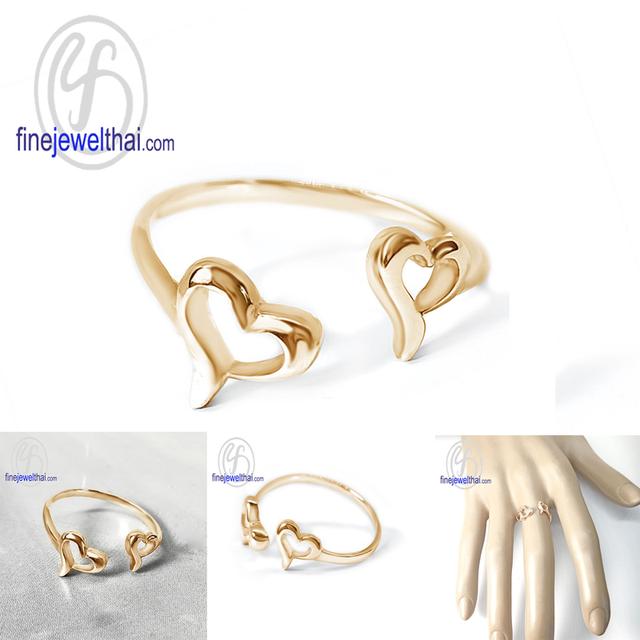 Finejewelthai แหวนหัวใจ-แหวนเงินแท้-แหวนเกลี้ยง-R144000 รูปที่ 6