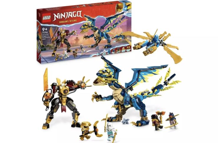 LEGO รุ่น NINJAGO Elemental Dragon vs. The Empress Mech Building Toy Set
