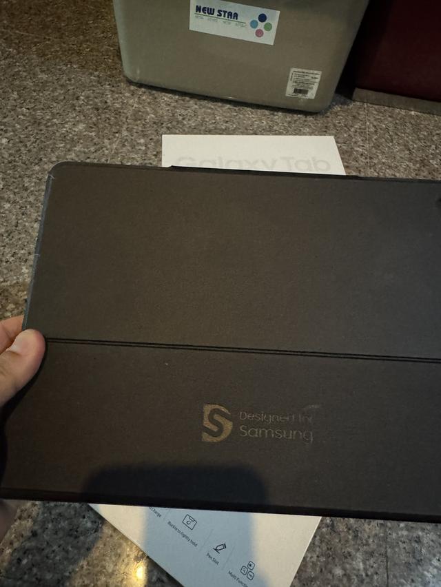 ขายSamsungTabS10FEสีGray128กิ๊กสูนTrueยกกล่องของแถมคีย์บอรดใหม่กริปใช้งานดีทุกๆฟังชั่นประกันปีหน้าถูกๆ 10