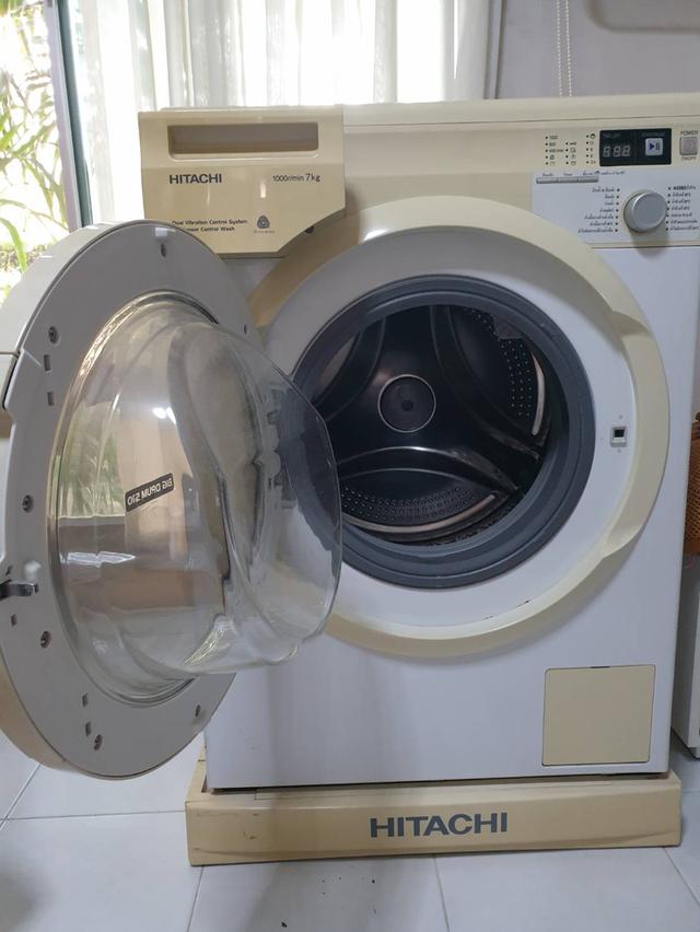 เครื่องซักผ้า Hitachi ฝาหน้าราคาถูก 14ปี แต่... ใช้งานน้อยมาก อยู่ในซ.ลาดกระบัง54 รูปที่ 2