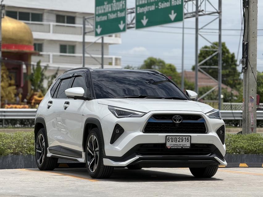 2024 TOYOTA YARIS CROSS, 1.5 HEV PREMIUM LUXURY โฉม ปี23-ปัจจุบัน ตัวท็อปสุด สีขาวมือเดียวป้ายแดง
