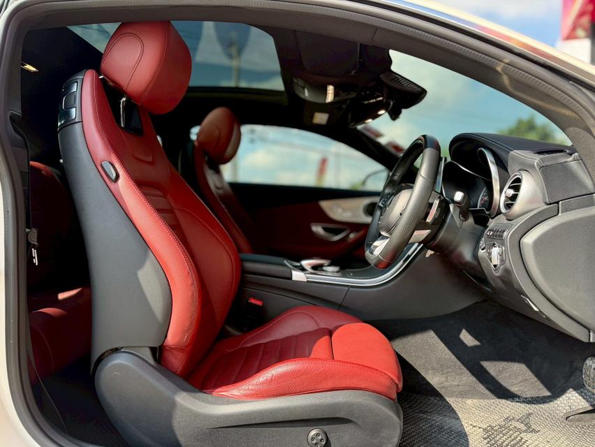 ปี 2016 BENZ C-CLASS, C250 COUPE AMGDYNAMIC โฉม W205 ปี14-23 สีขาว 8