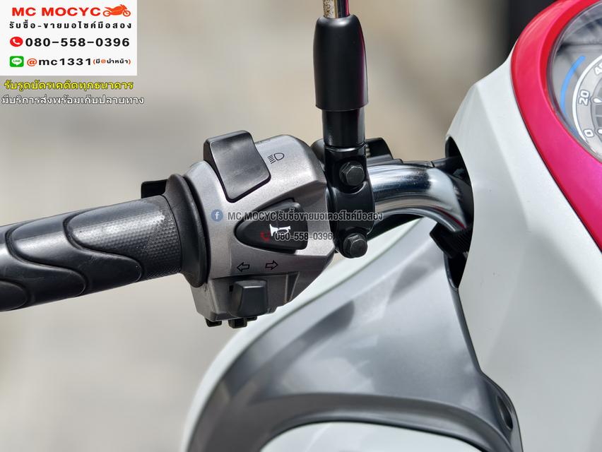 Scoopy i Club12 2022 วิ่ง9000โล รถบ้านแท้เครื่องท่อเดิมๆ กุญแจบุคเซอวิสครบ No1075 7