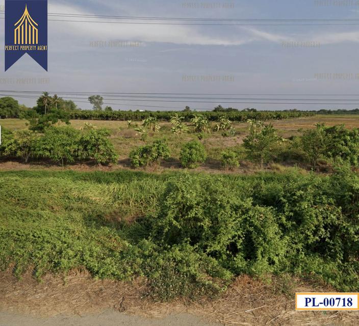 ที่ดินสุพรรณบุรี เมืองหน้ากว้าง ติดถนนใหญ่ 6