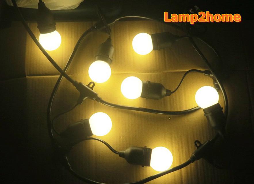 หลอดปิงปอง LED (3w) แสงเหลืองนวล 4