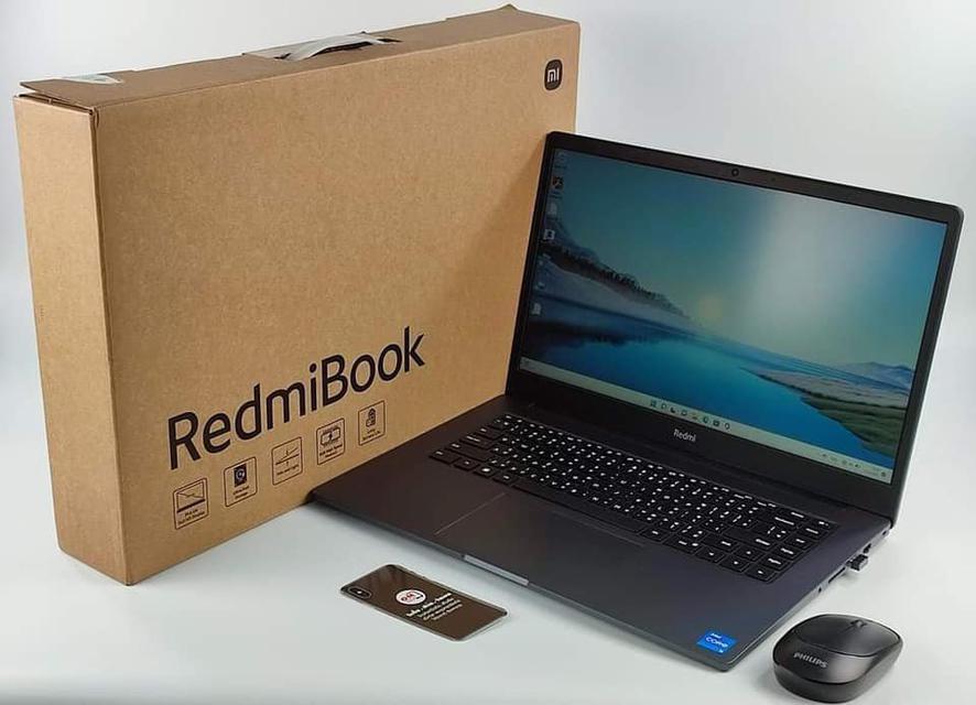 ขาย/แลก Redmibook15 Ram8 SSD256 Core i3-1115G4 ศูนย์ไทย สวยมาก แท้ ครบกล่อง พร้อมเมาส์ เพียง 10,900 บาท  1