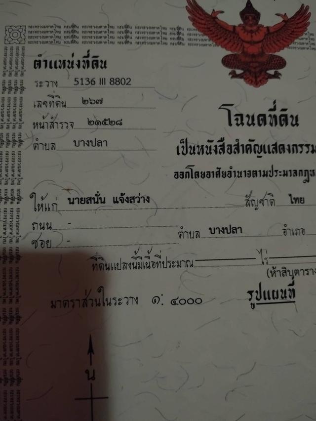 ขายที่ดินเปล่าราคาต่อรองกันได้ขายล้าน 7ทำเลดีตรงข้ามตลาดเรือบินแหล่งธุรกิจ 1