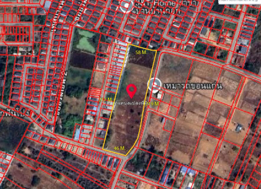 ขายที่ดิน 7-3-96 ไร่ ติดหมู่บ้านวีไอพี โฮม ใกล้ท่าอากาศยานนานาชาติขอนแก่น 6