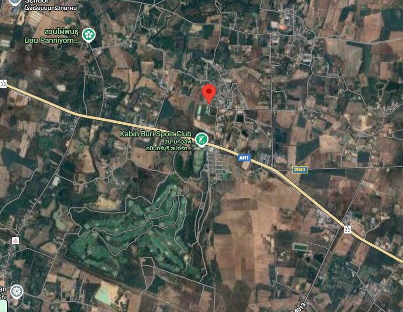 ขายที่ดินนนทรี 9 ไร่ ซอยวัดสระขุด ใกล้ถ.สุวรรณศร33สนามไดร์ฟกลอ์ฟ-500เมตร อ.กบินทร์บุรี ปราจีนบุรี 6