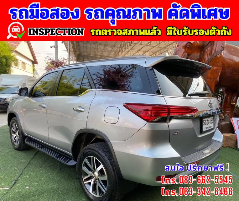 🔴 ปี2018 Toyota Fortuner 2.8 V 4WD. 🔴 เกียร์ออโต้ 4x4 🔴 เครื่องดี ดีเซล
