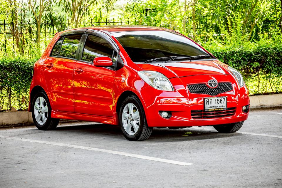Toyota Yaris 1.2 J ปี 2006 สีแดง สวยสภาพดี