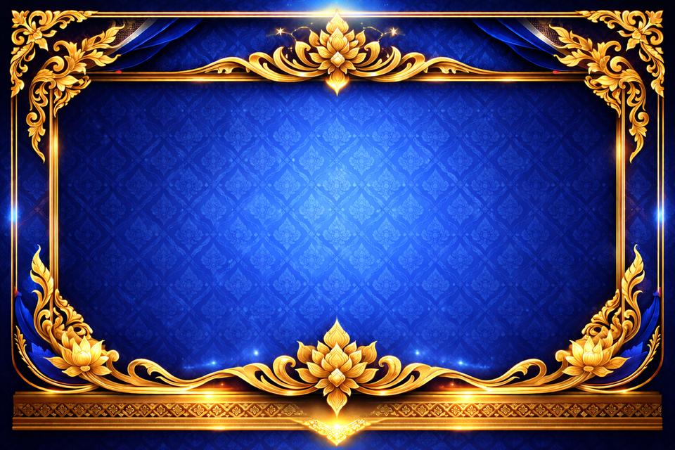 กรอบภาพลายไทย ใช้ในการออกแบบ รูปที่ 4