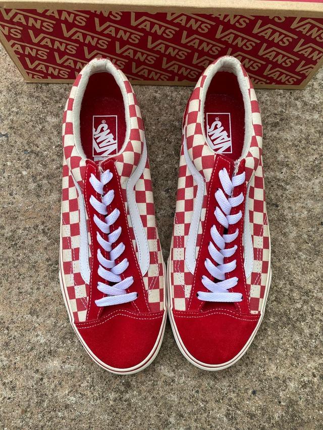 Vans Style36 Checkerboard ตารางแดง♥️♥️ 1