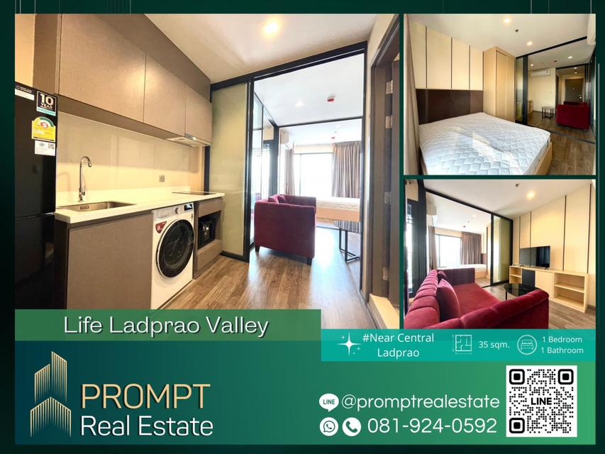 PROMPT *Rent* Life Ladprao Valley - 35 sqm - #MRTPhahonYothin #BTSHaYekLadPrao #CentralLadprao 1