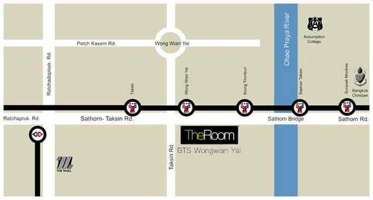 Condo The Room BTS วงเวียนใหญ่ ติด BTS วงเวียนใหญ่ 47 ตารางเมตร 1 ห้องนอน ชั้น 23 ตกแต่งครบ 12