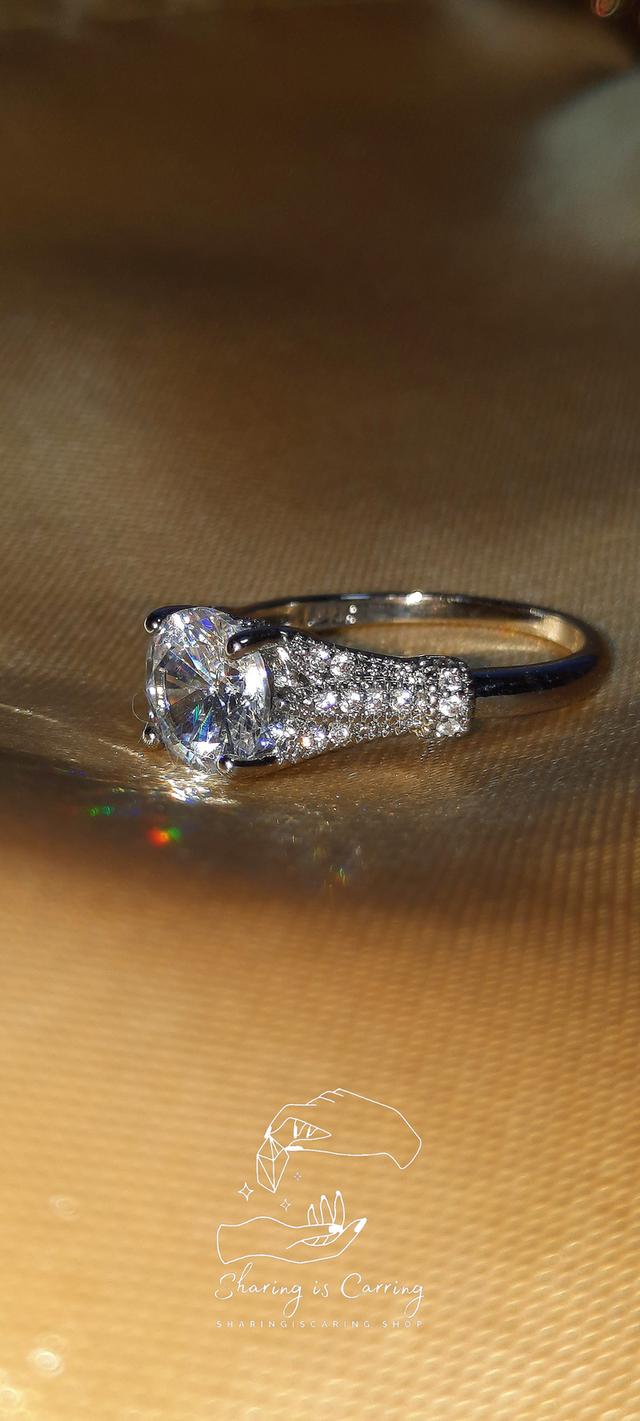 Fancy CZ A+++ Diamond ring ฿1,390.- 3