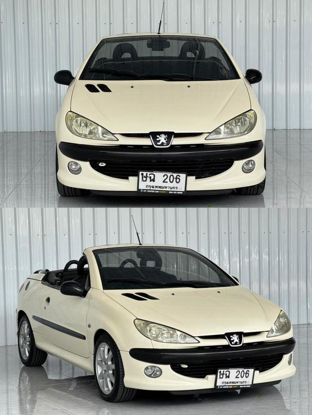 รถบ้าน ขายสด 🏠ปี 2003 PEUGEOT 206 A 2.0CC A/T CONVERTIBLE CAR รูปย่อยที่ 2