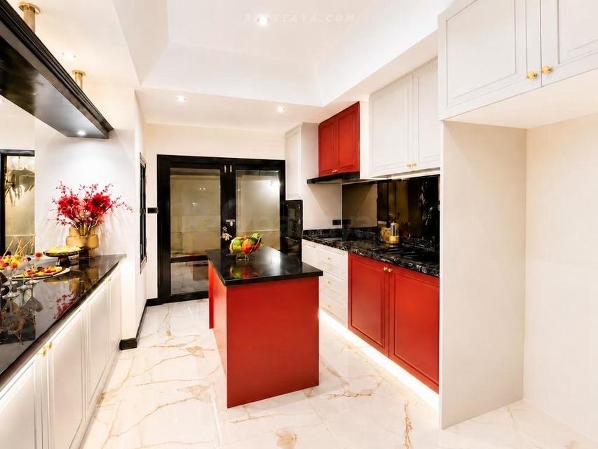 For Rent — Exclusive Thai-Modern Luxury Pool Villa near Na Jomtien Beach 4 bedrooms 5 bathrooms walking distance to the beach. elegant design รูปที่ 15